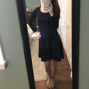 The Limited Black Skater Dress NWT